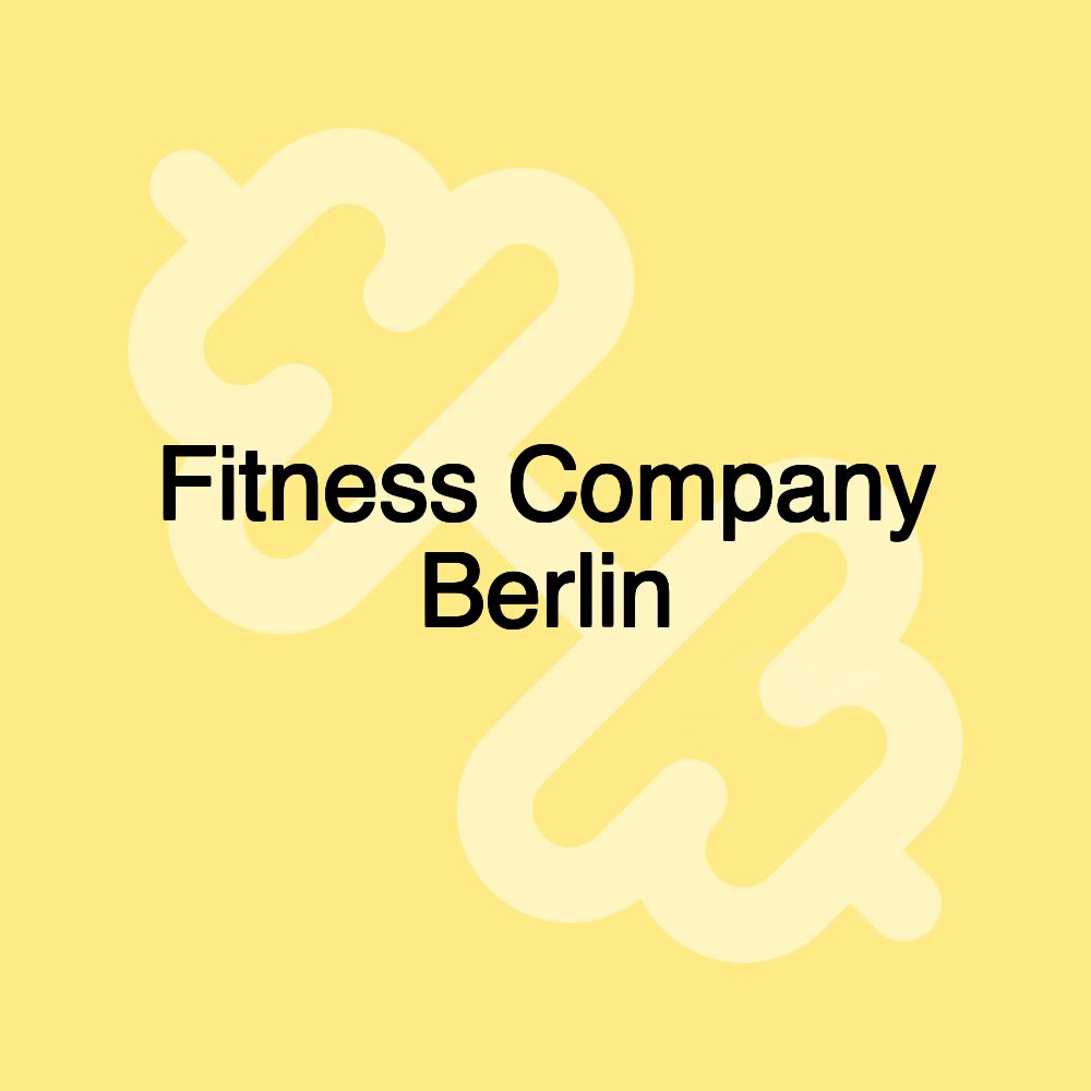 Fitness Company Berlin Fitness Company Berlin