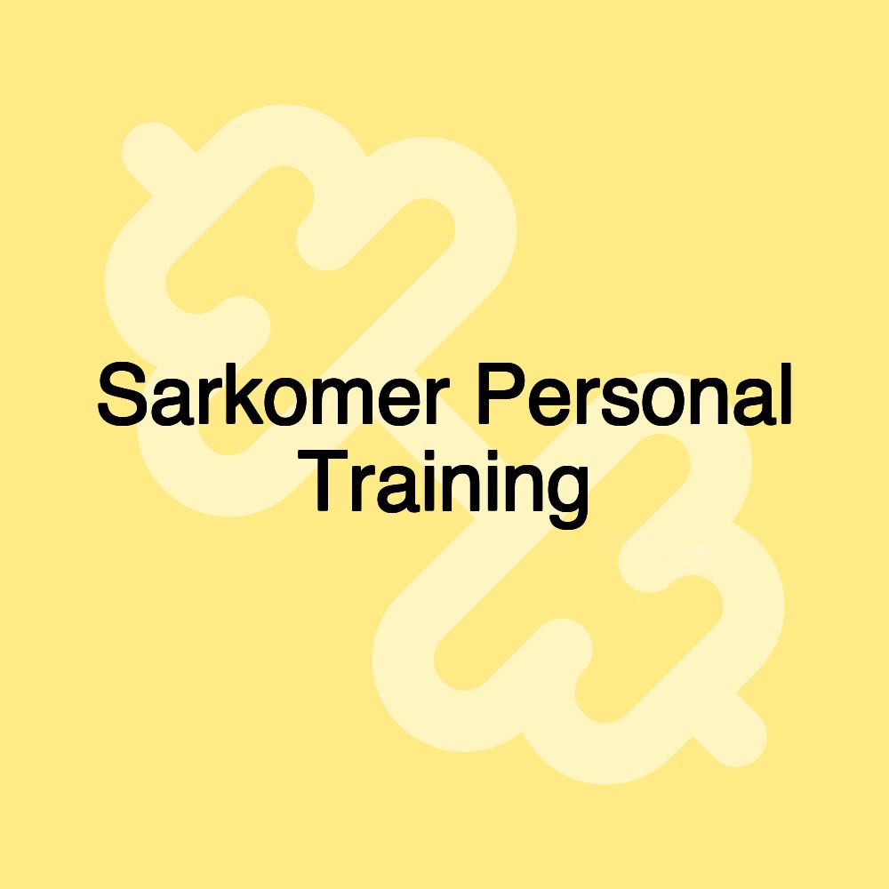 Sarkomer Personal Training