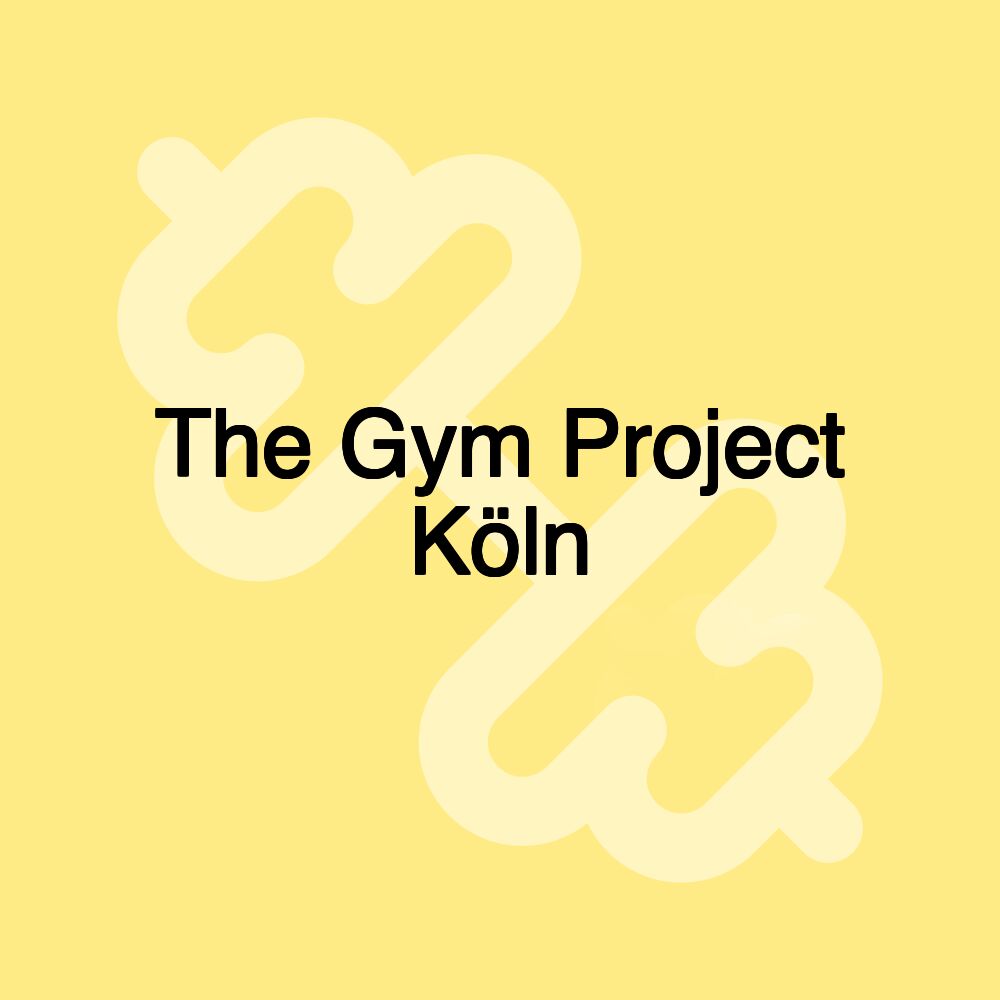 The Gym Project Köln