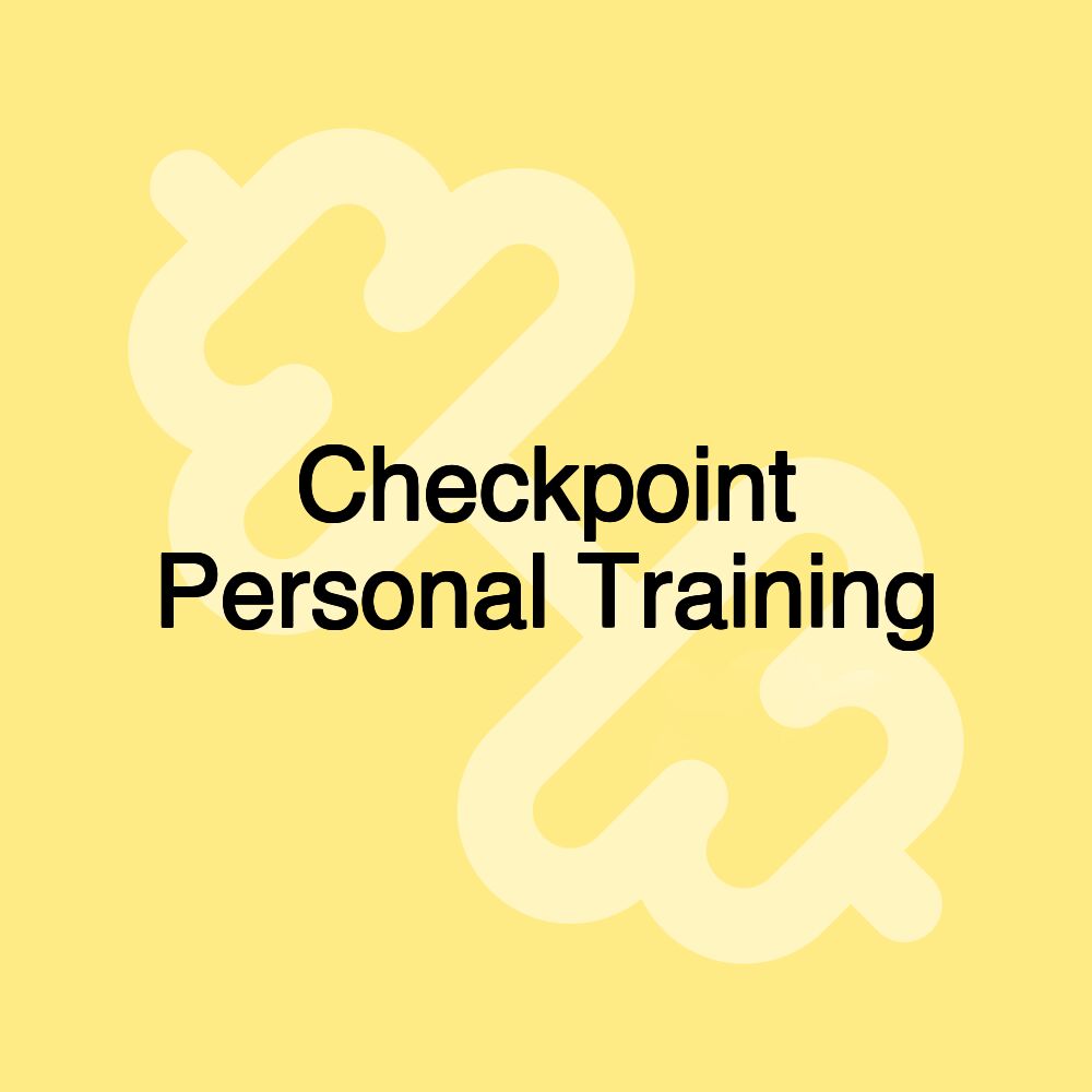 Checkpoint Personal Training
