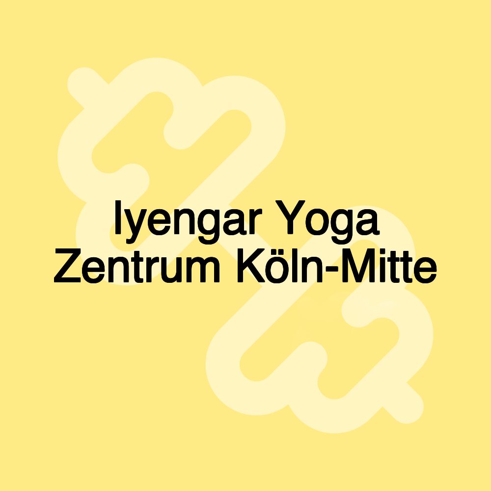 Iyengar Yoga Zentrum Köln-Mitte