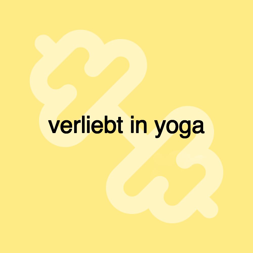 verliebt in yoga