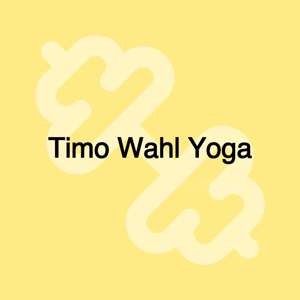 Timo Wahl Yoga
