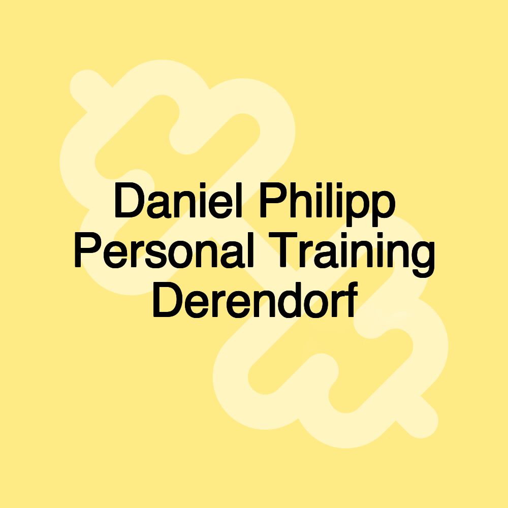 Daniel Philipp Personal Training Derendorf