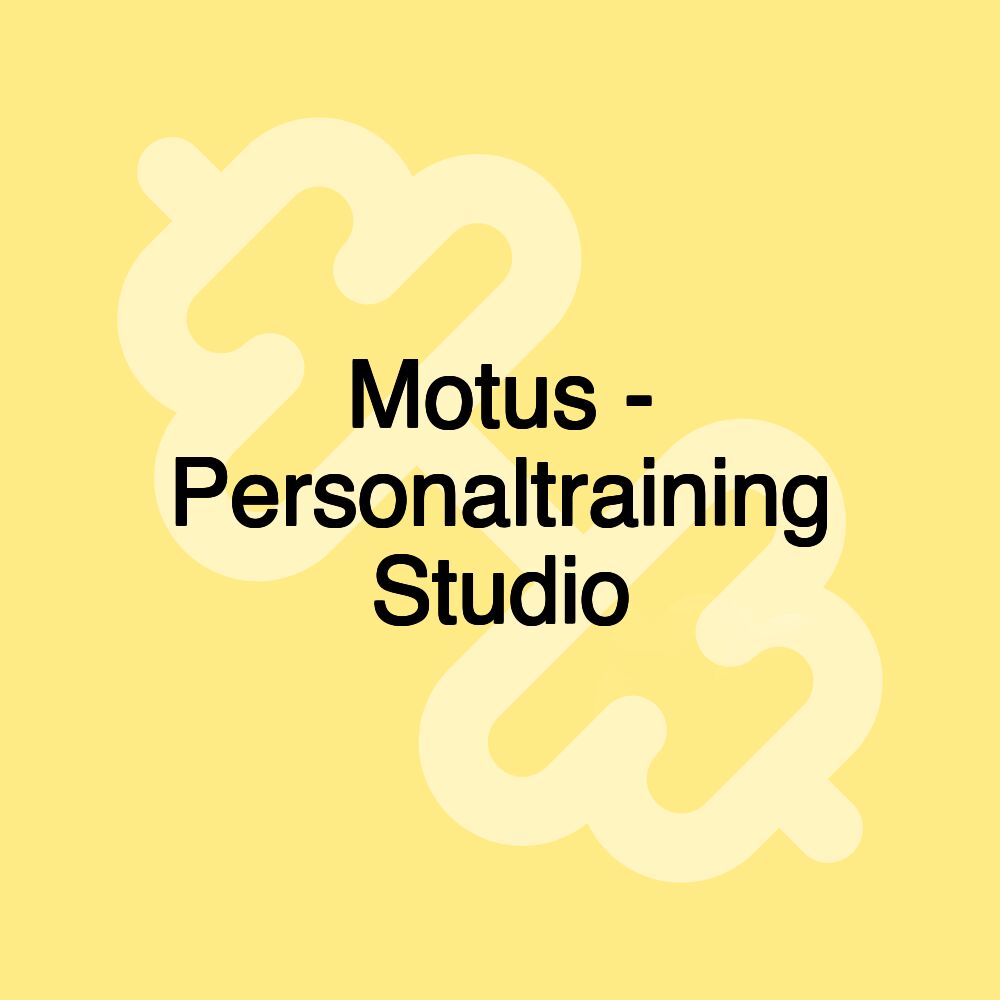 Motus - Personaltraining Studio Motus - Personaltraining Studio