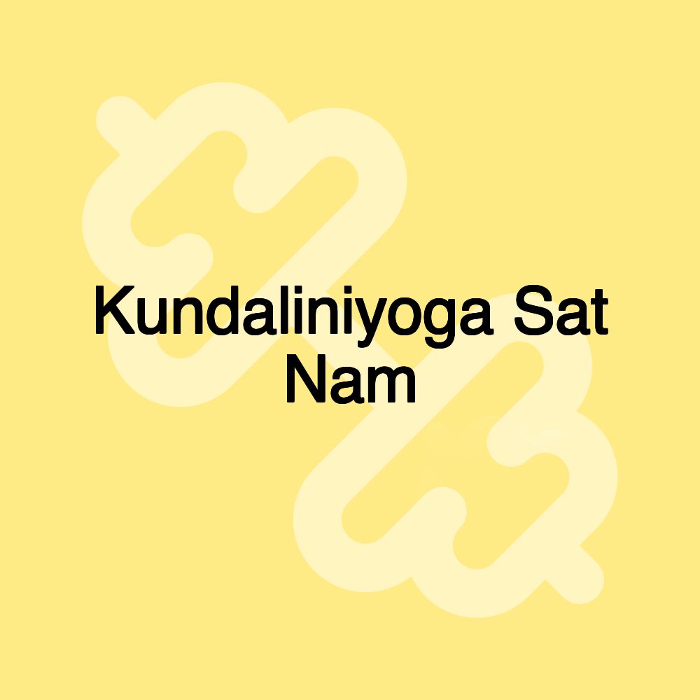 Kundaliniyoga Sat Nam