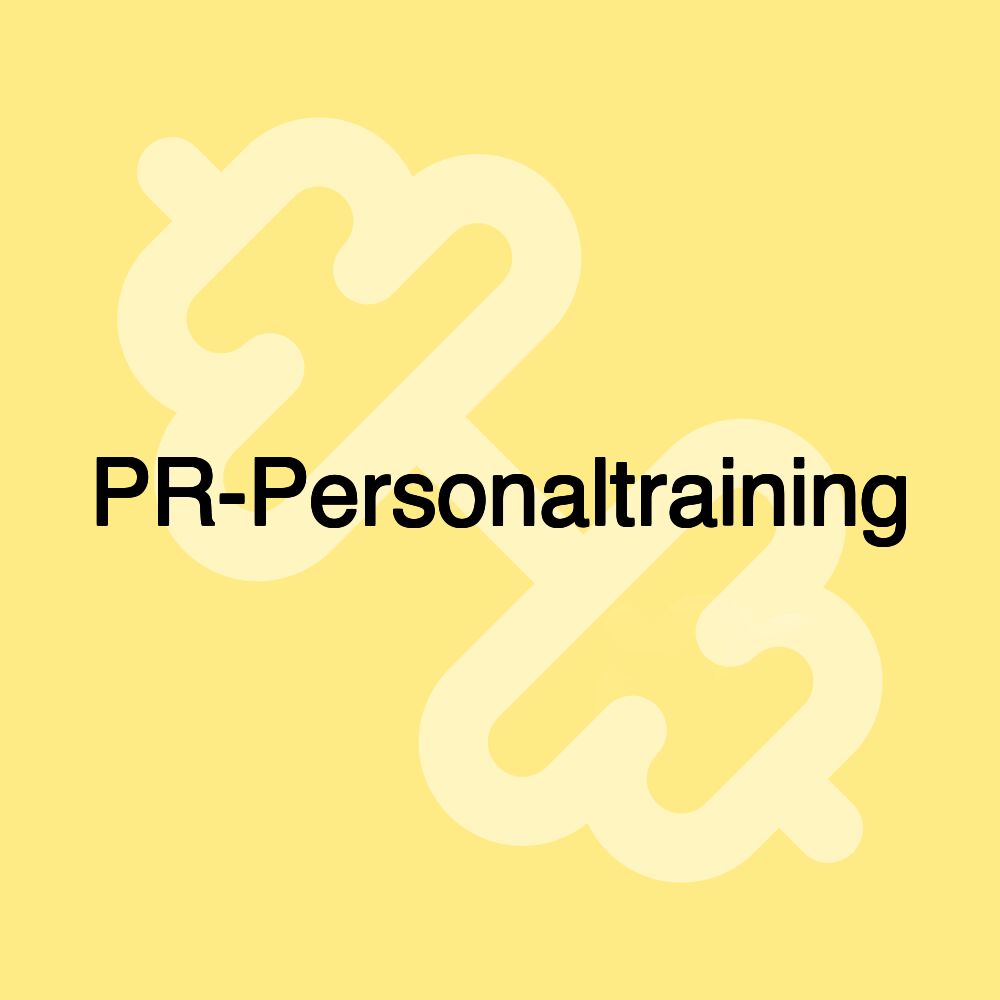 PR-Personaltraining