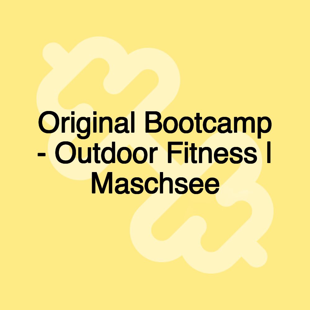 Original Bootcamp - Outdoor Fitness | Maschsee
