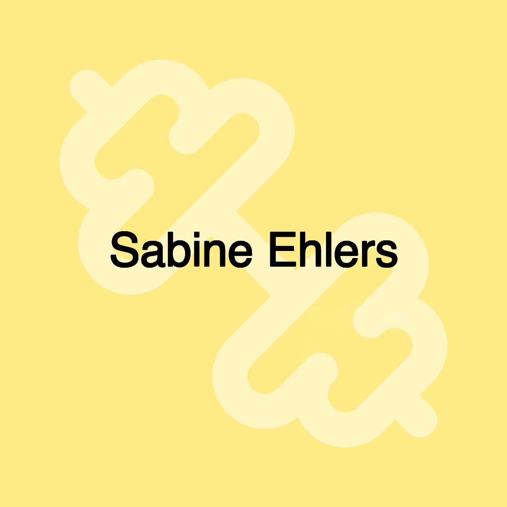 Sabine Ehlers Sabine Ehlers