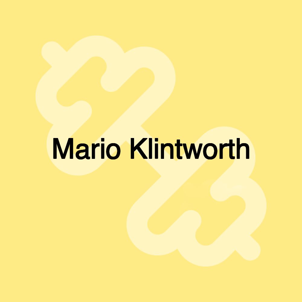 Mario Klintworth