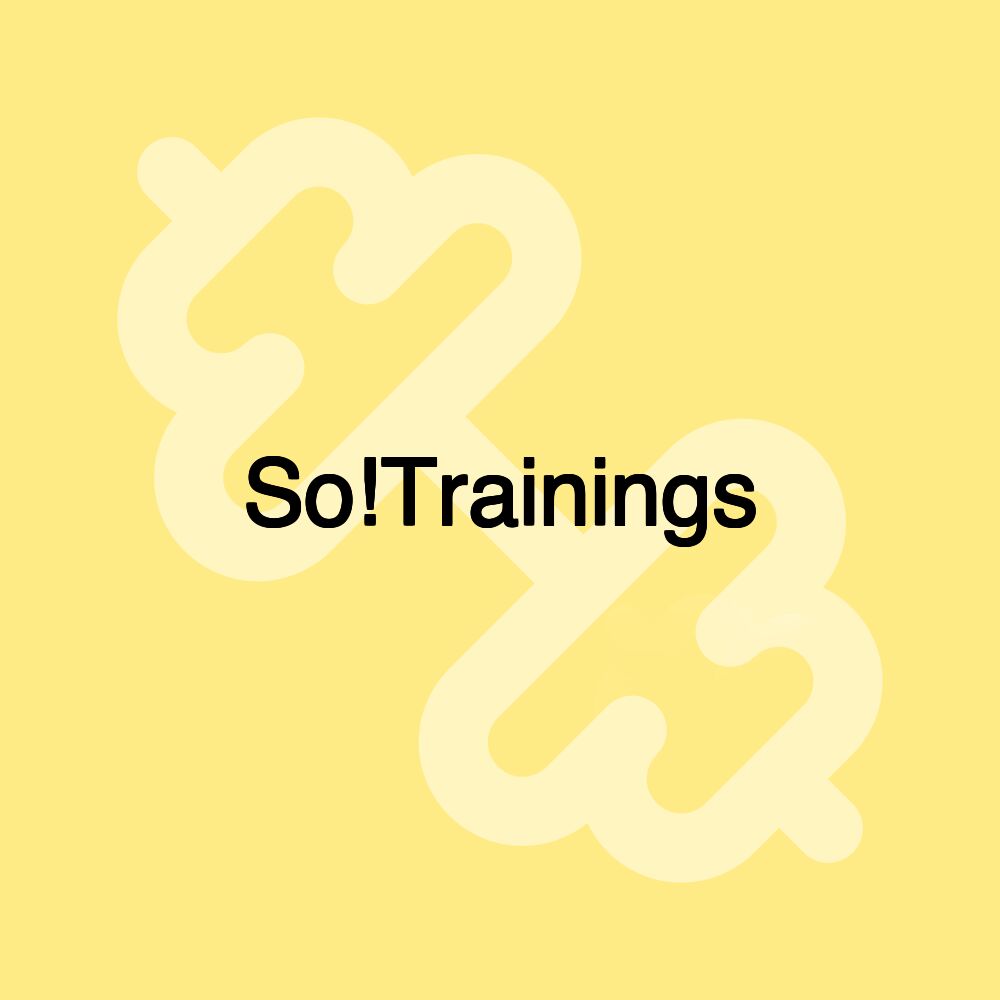 So!Trainings So!Trainings
