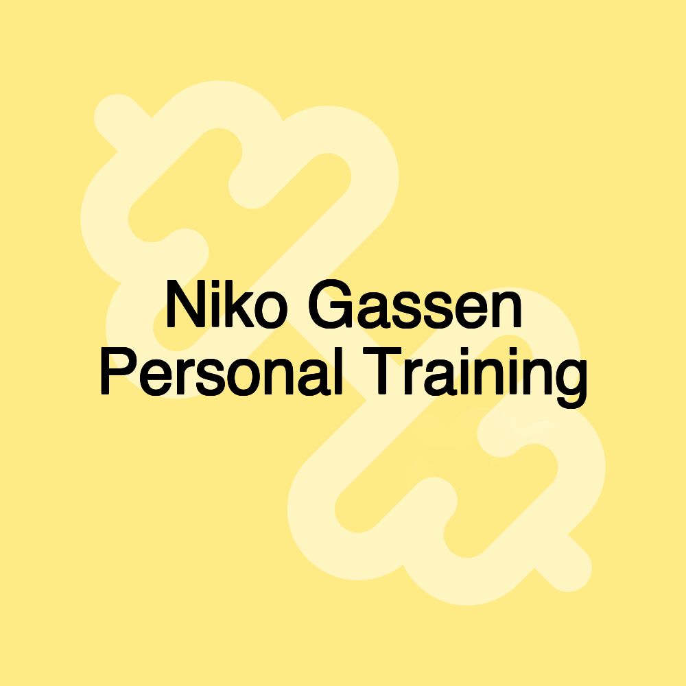 Niko Gassen Personal Training