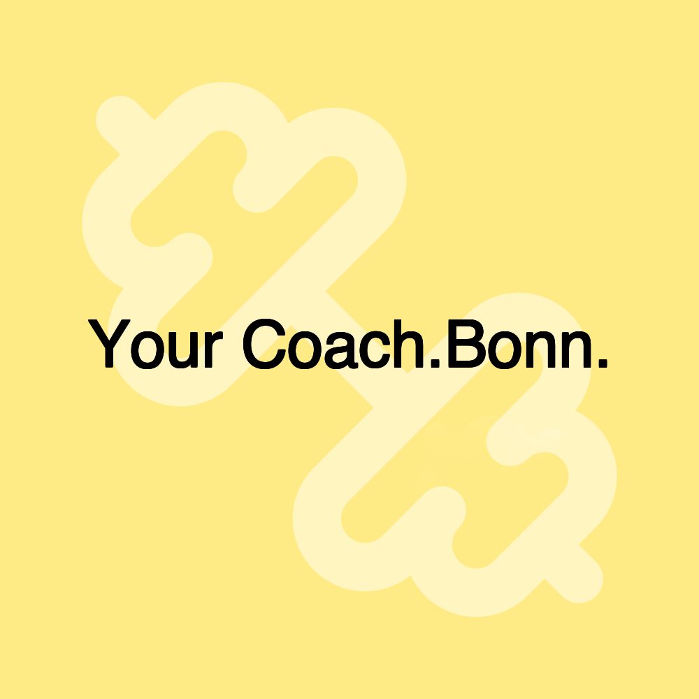 Your Coach.Bonn.