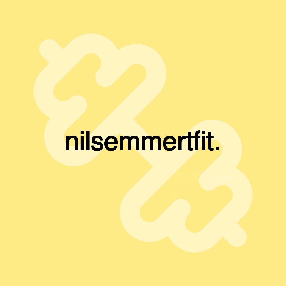 nilsemmertfit.