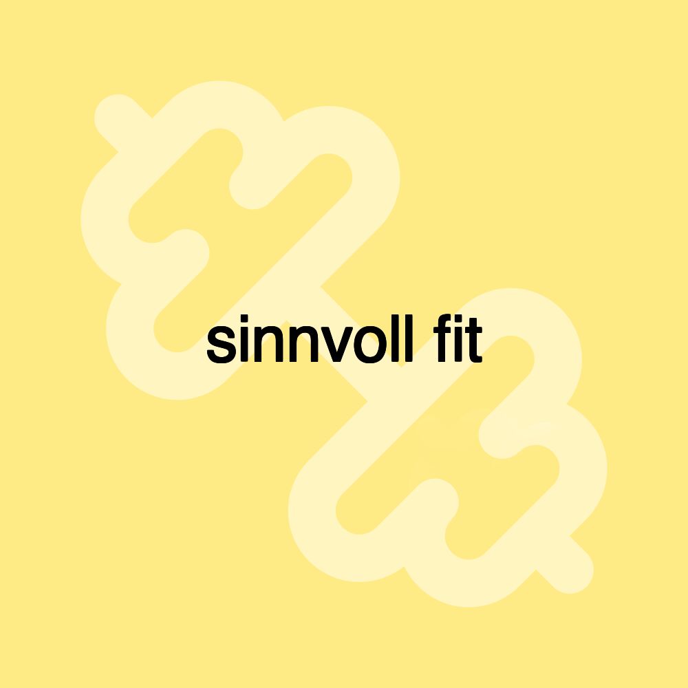 sinnvoll fit