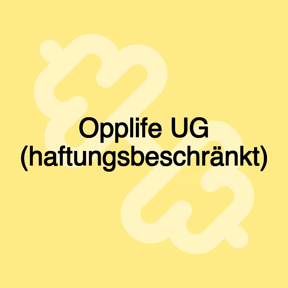 Opplife UG (haftungsbeschränkt)