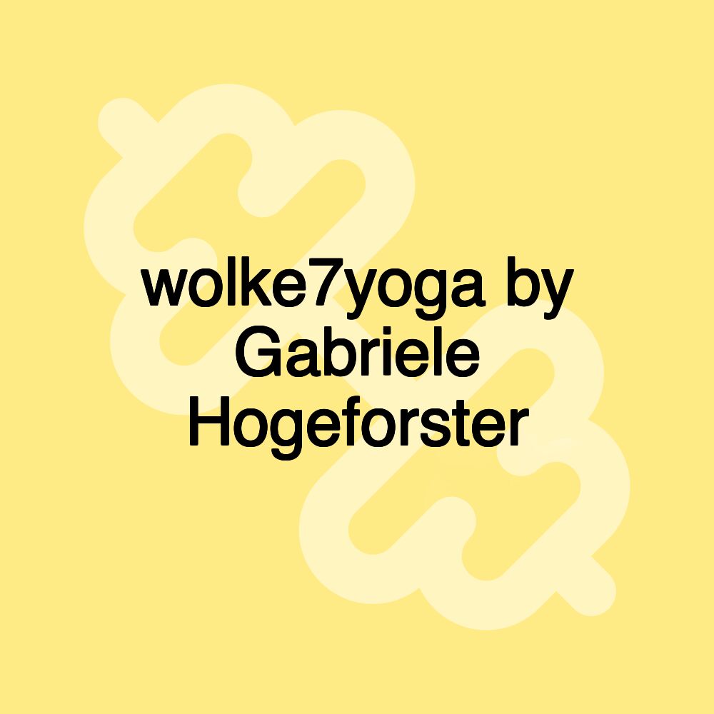 wolke7yoga by Gabriele Hogeforster