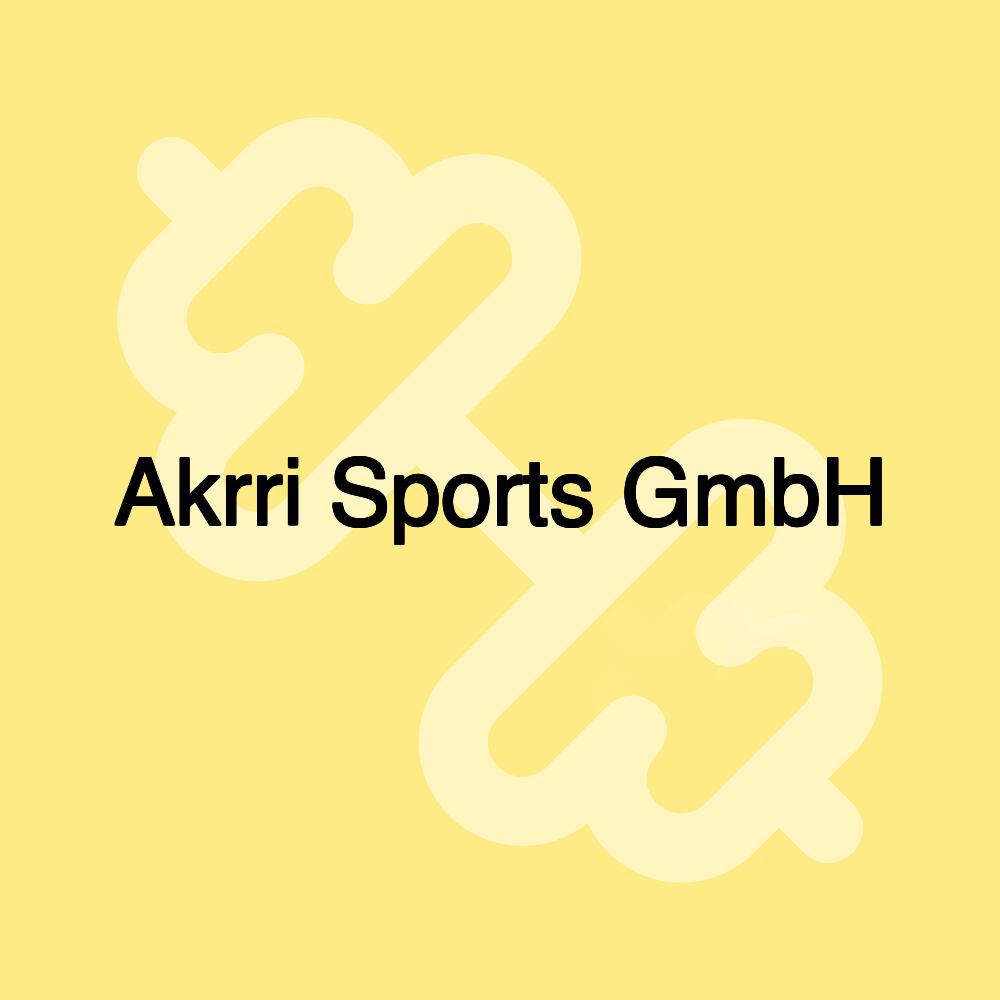 Akrri Sports GmbH Akrri Sports GmbH