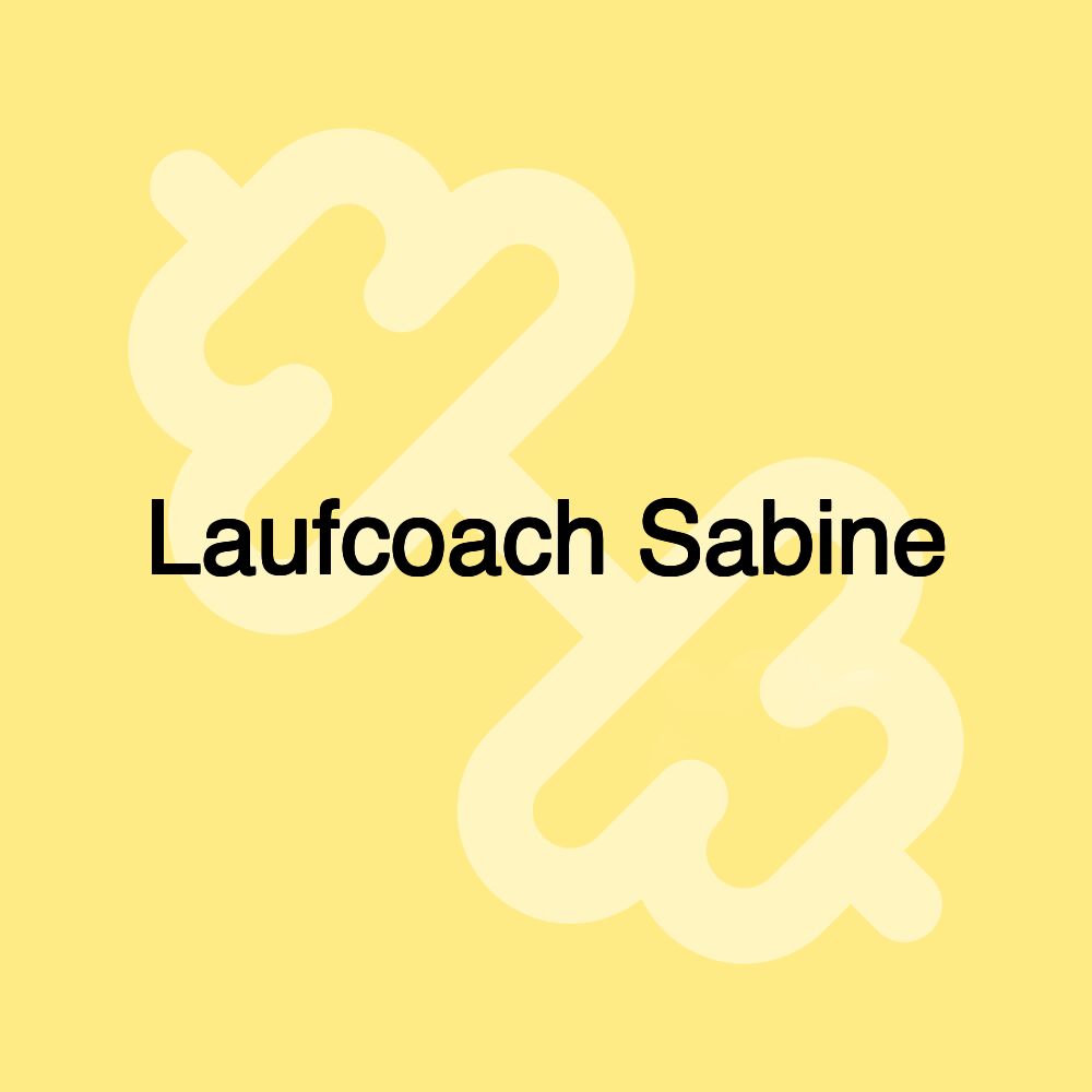 Laufcoach Sabine Laufcoach Sabine