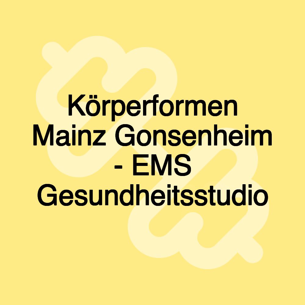 Körperformen Mainz Gonsenheim - EMS Gesundheitsstudio