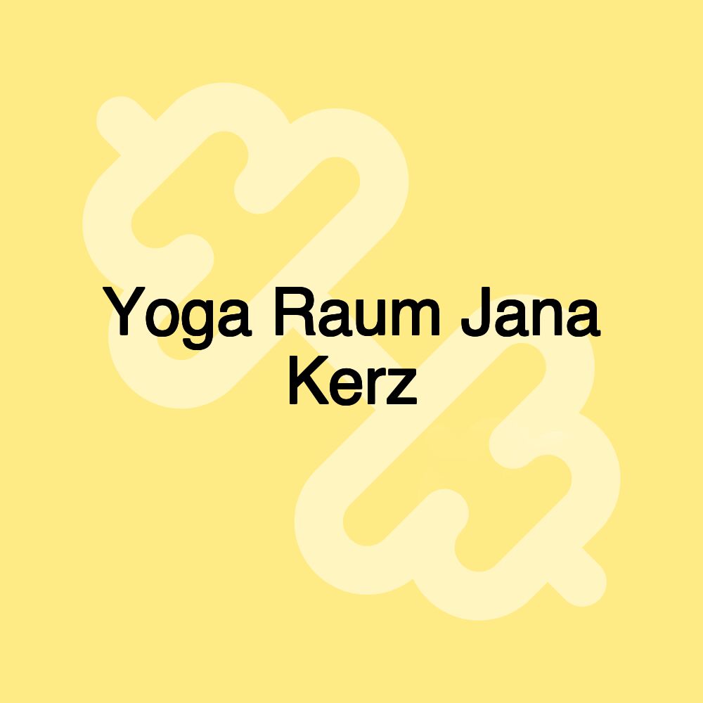 Yoga Raum Jana Kerz