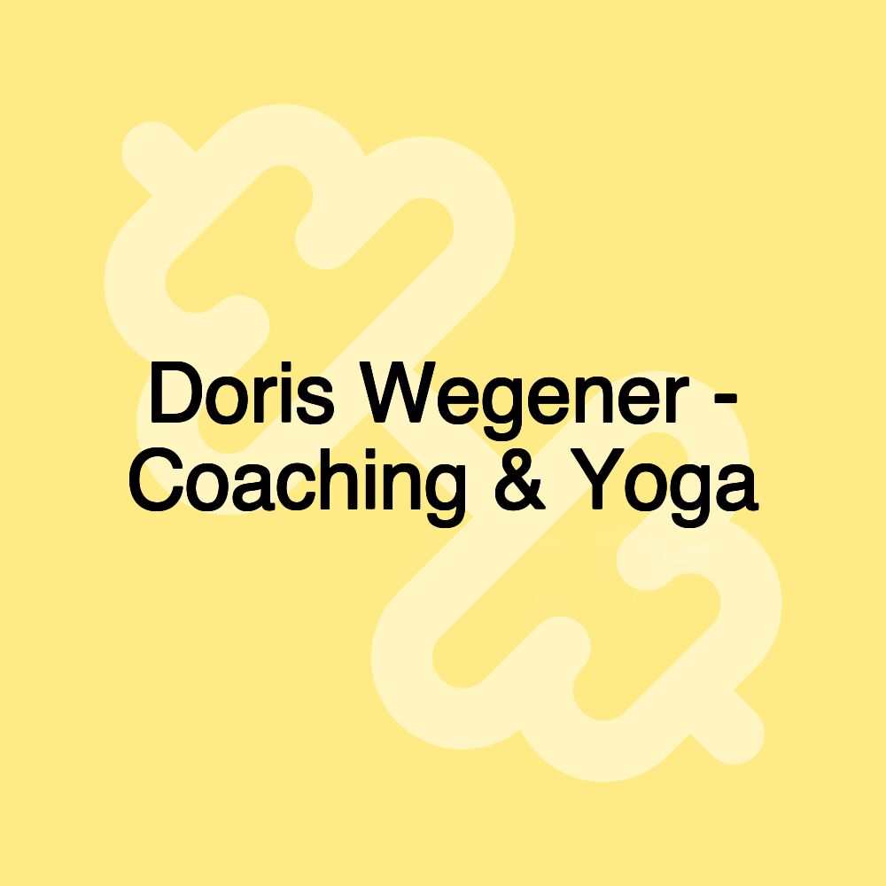Doris Wegener - Coaching & Yoga
