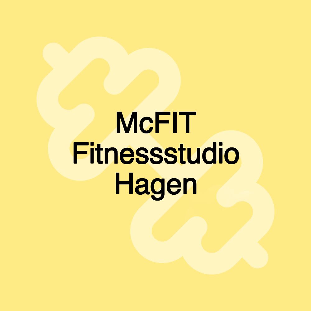 McFIT Fitnessstudio Hagen McFIT Fitnessstudio Hagen