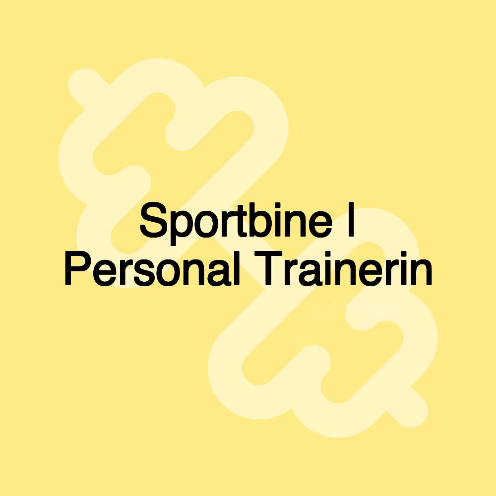 Sportbine | Personal Trainerin