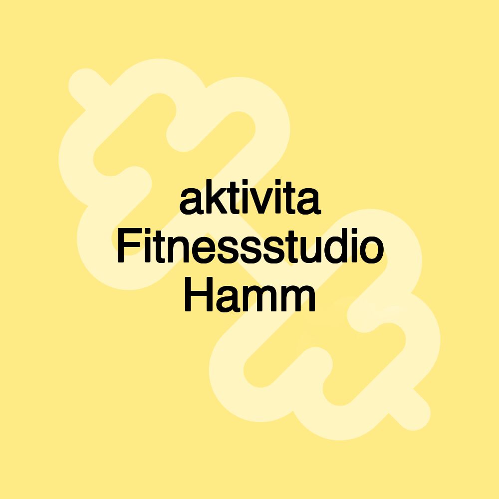 aktivita Fitnessstudio Hamm