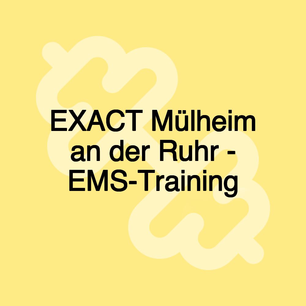 EXACT Mülheim an der Ruhr - EMS-Training
