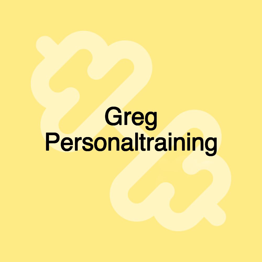 Greg Personaltraining
