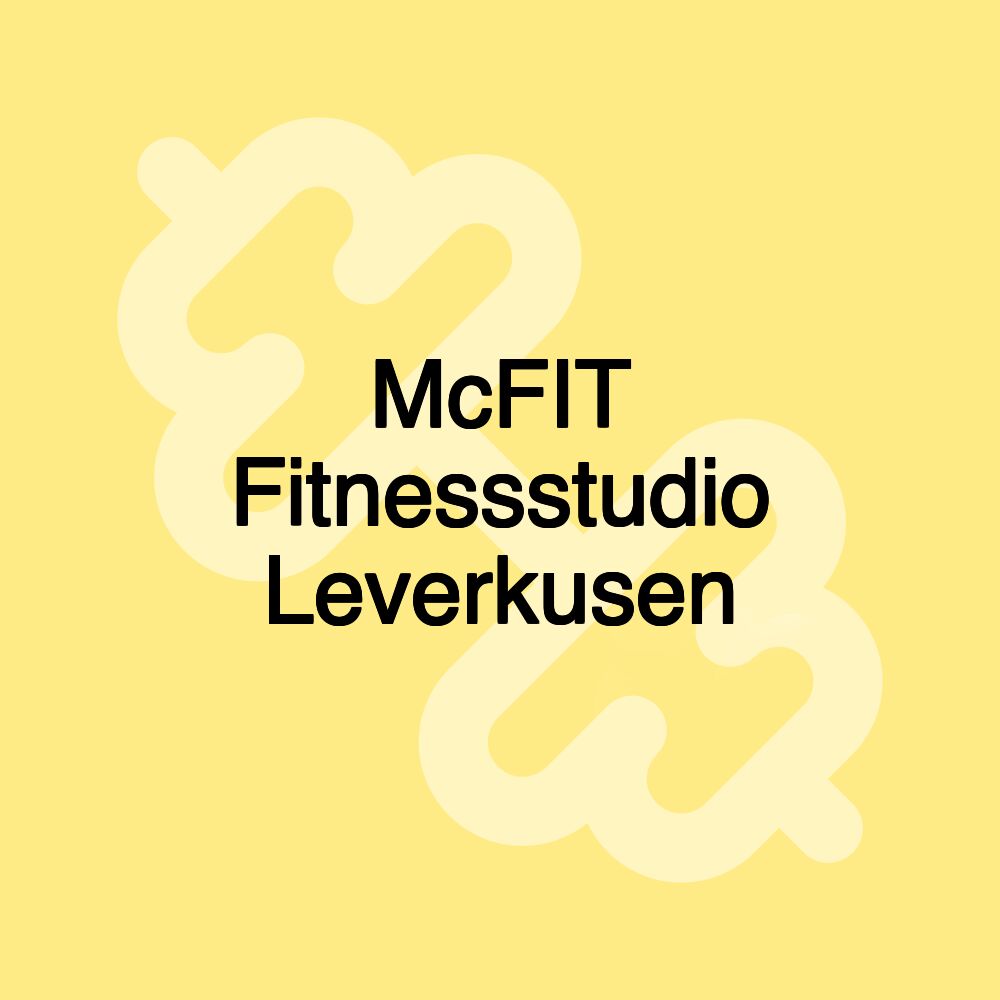McFIT Fitnessstudio Leverkusen