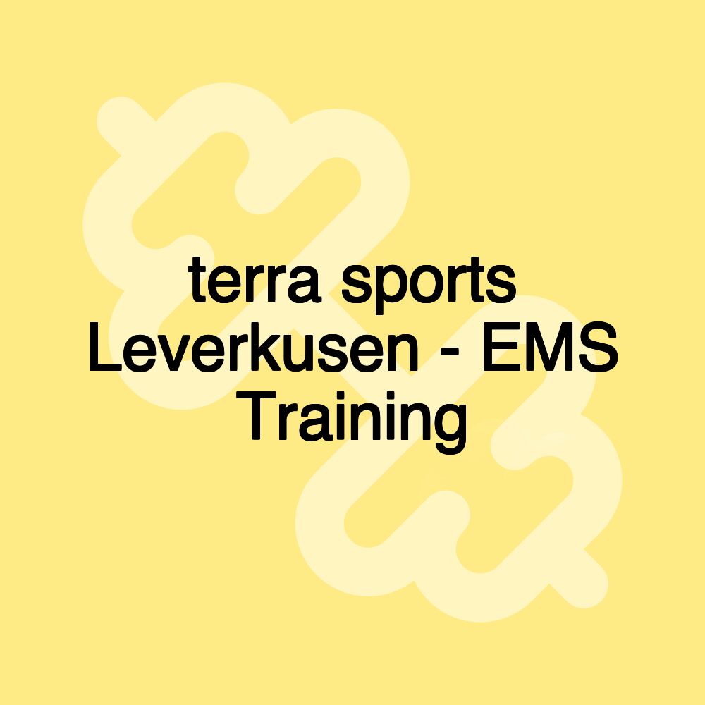 terra sports Leverkusen - EMS Training