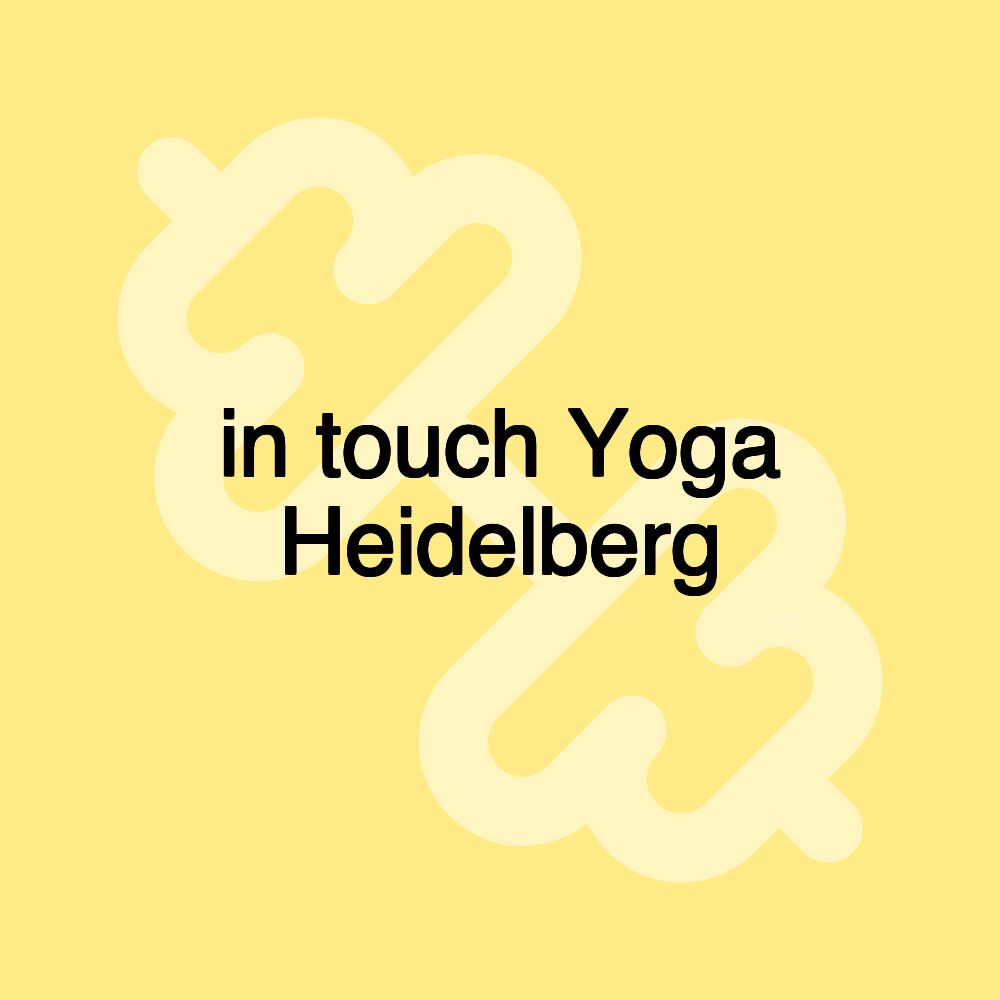 in touch Yoga Heidelberg