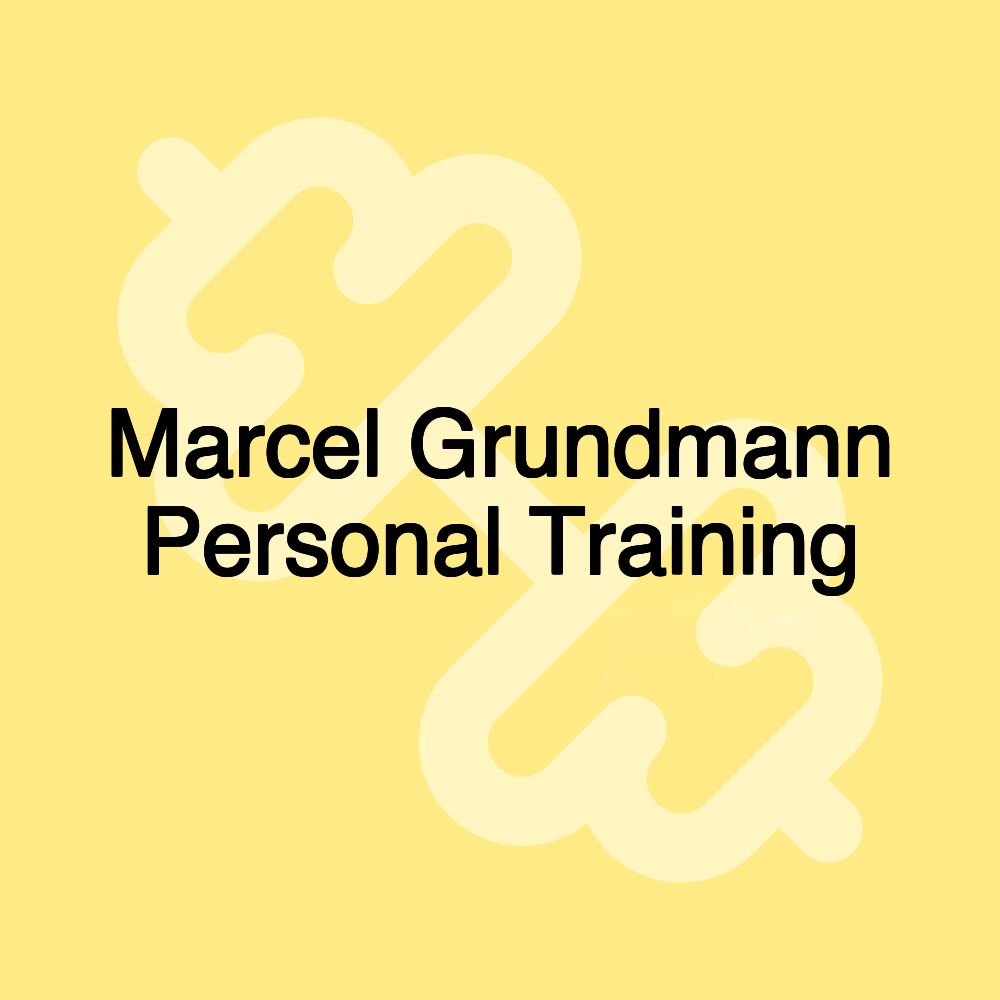 Marcel Grundmann Personal Training
