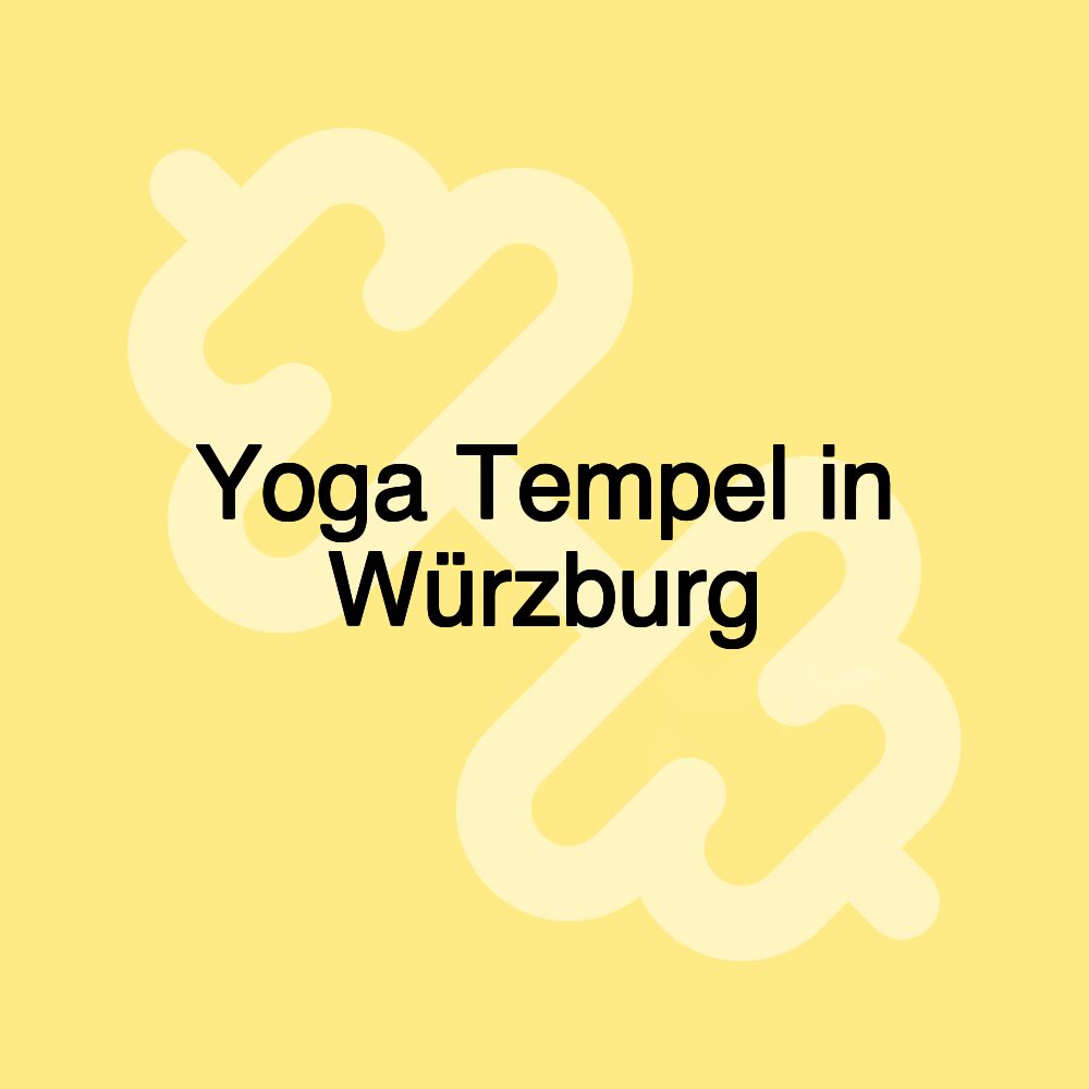 Yoga Tempel in Würzburg