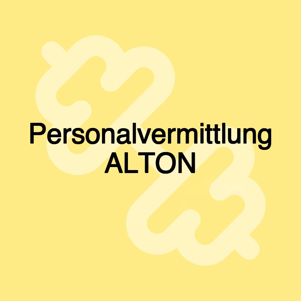 Personalvermittlung ALTON
