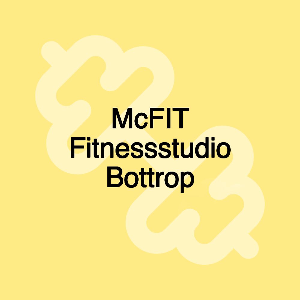 McFIT Fitnessstudio Bottrop McFIT Fitnessstudio Bottrop