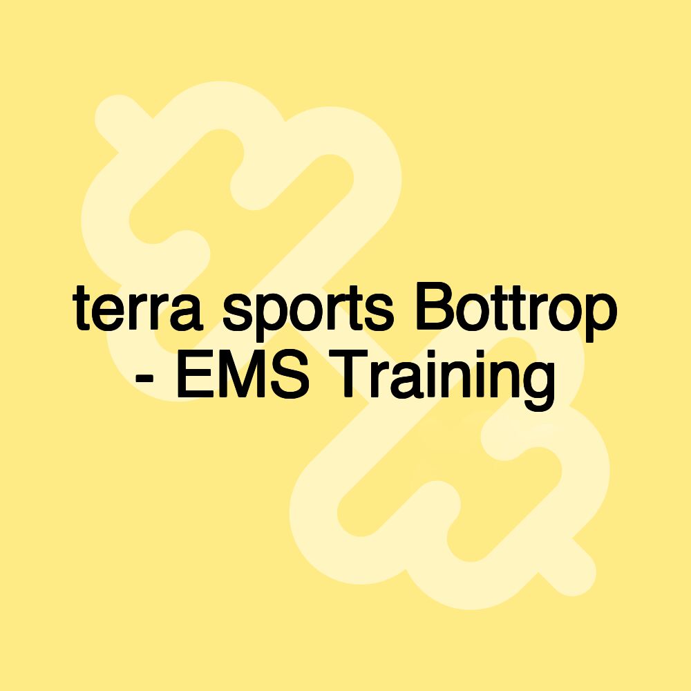 terra sports Bottrop - EMS Training