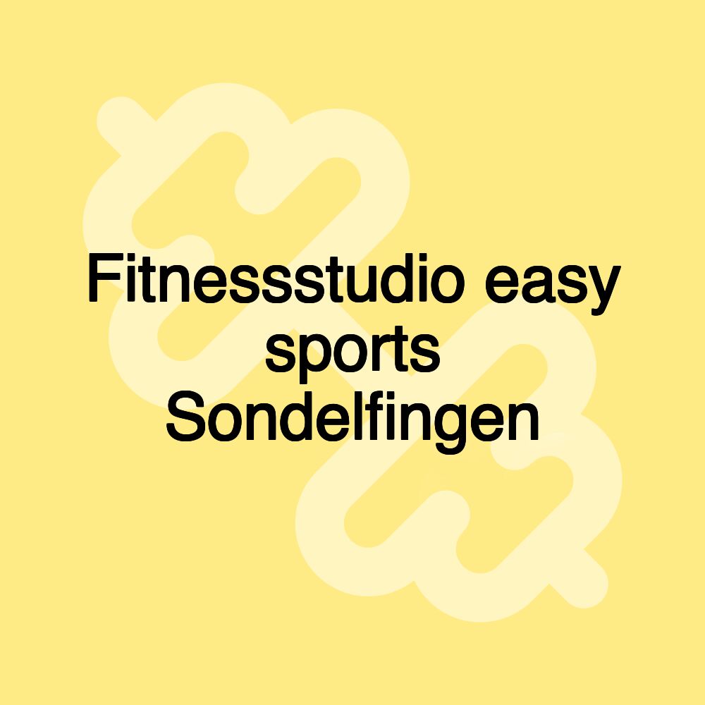 Fitnessstudio easy sports Sondelfingen