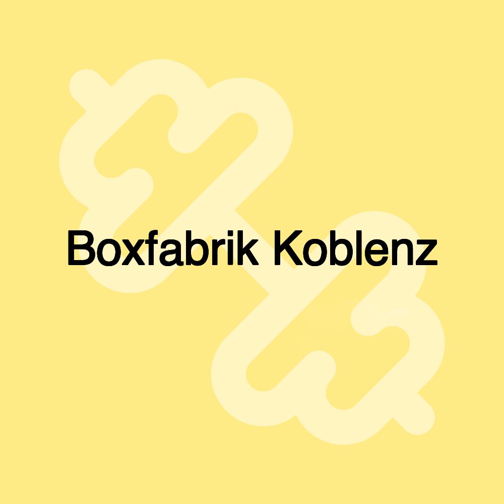 Boxfabrik Koblenz