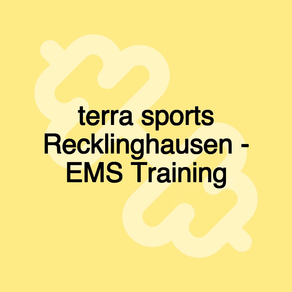 terra sports Recklinghausen - EMS Training terra sports Recklinghausen - EMS Training