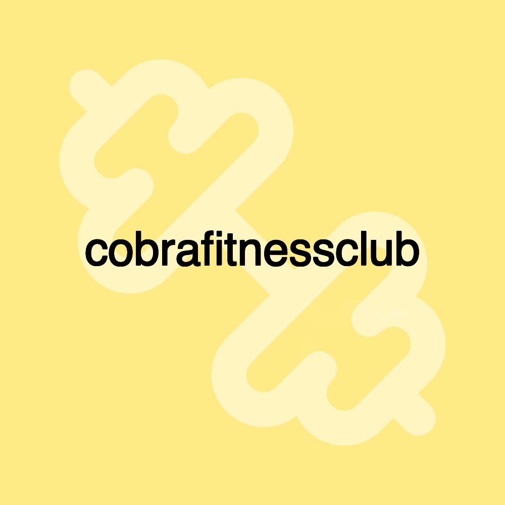 cobrafitnessclub cobrafitnessclub