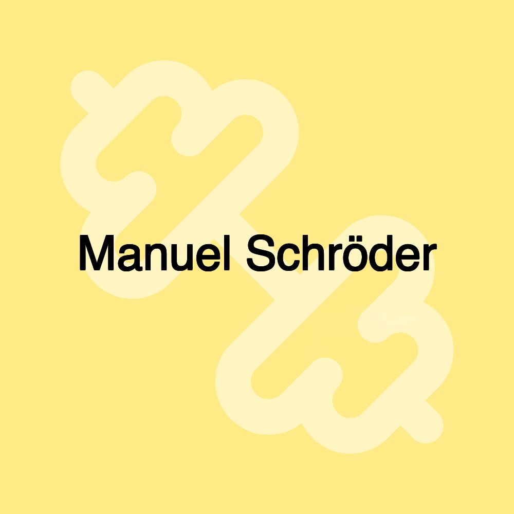 Manuel Schröder