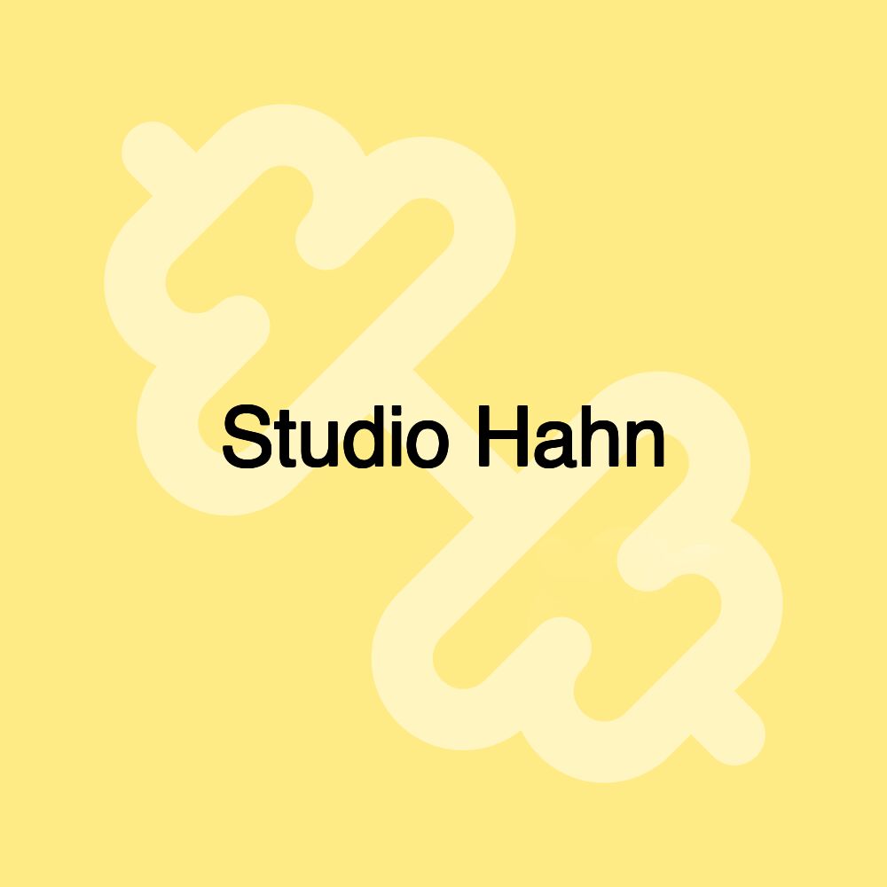 Studio Hahn Studio Hahn