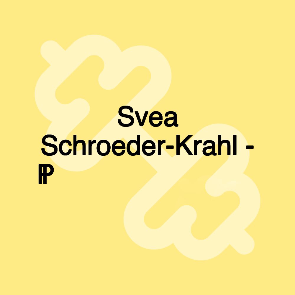 Svea Schroeder-Krahl - ℙ𝕚𝕧𝕒𝕜𝕒 𝕐𝕠𝕘𝕒 🕉️