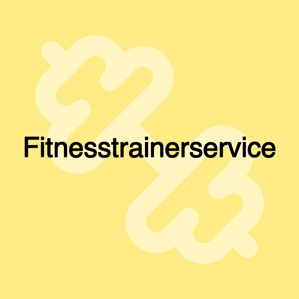Fitnesstrainerservice