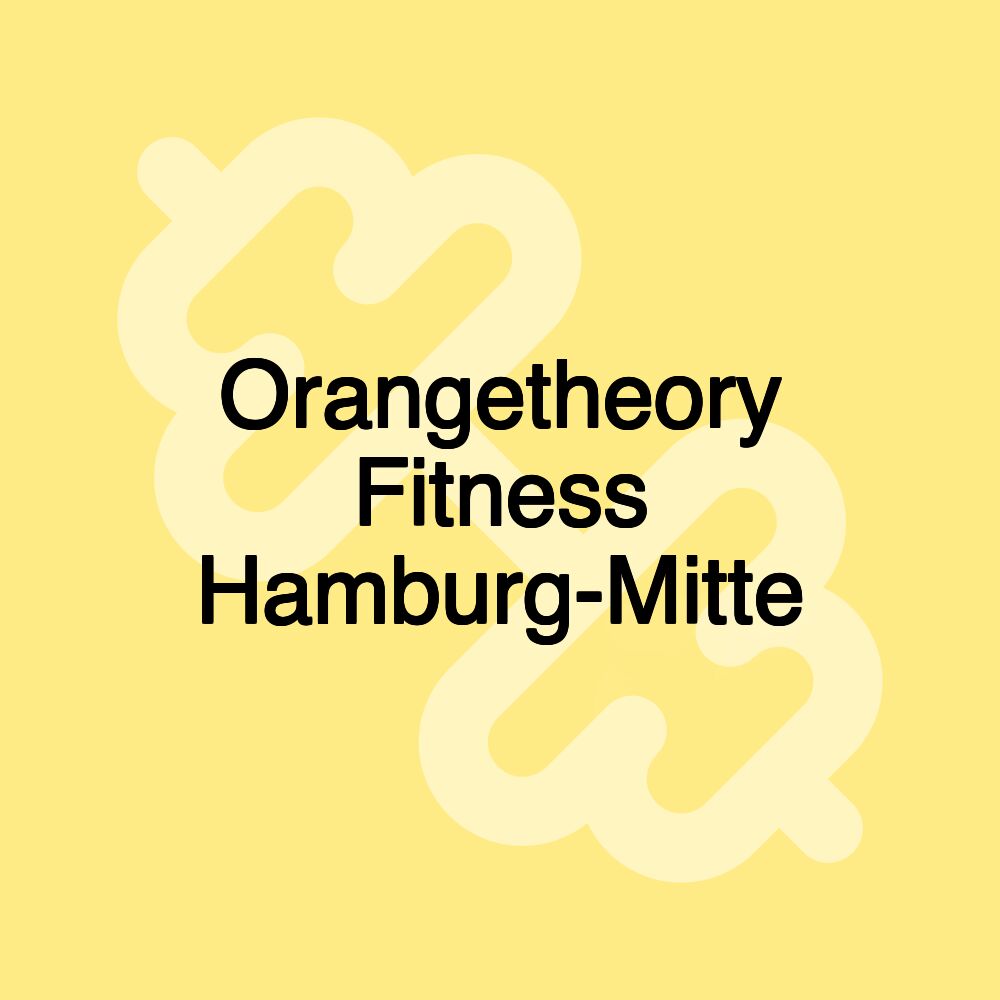 Orangetheory Fitness Hamburg-Mitte Orangetheory Fitness Hamburg-Mitte