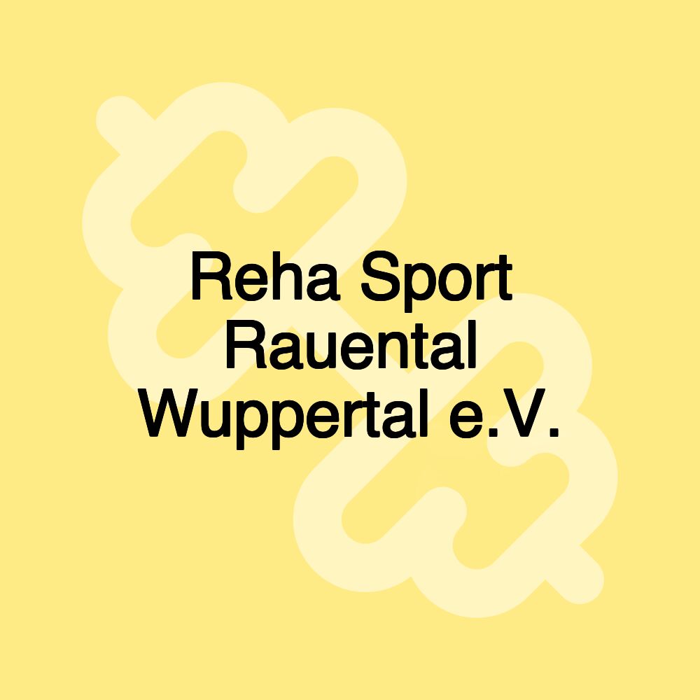 Reha Sport Rauental Wuppertal e.V.