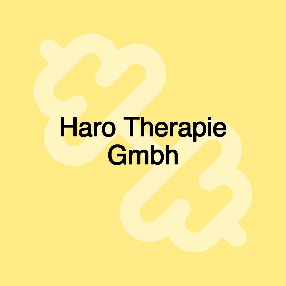 Haro Therapie Gmbh